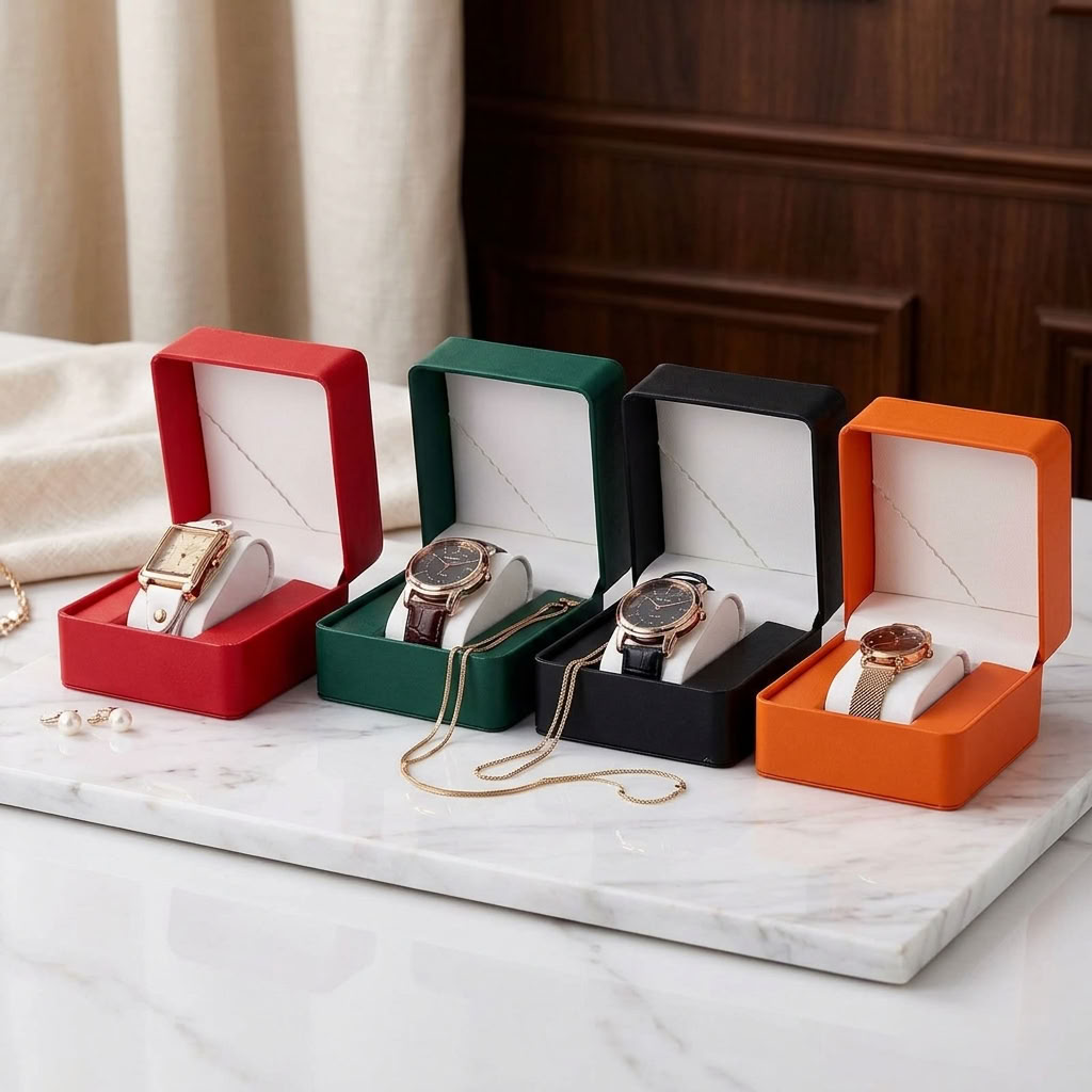 Coffret cadeau pour une seule montre avec coussin