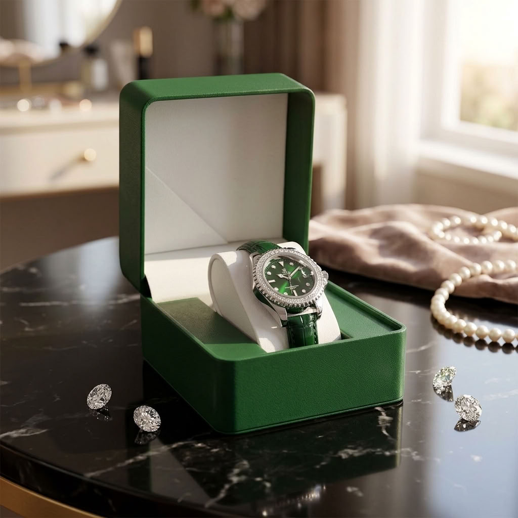 Coffret cadeau pour une seule montre avec coussin